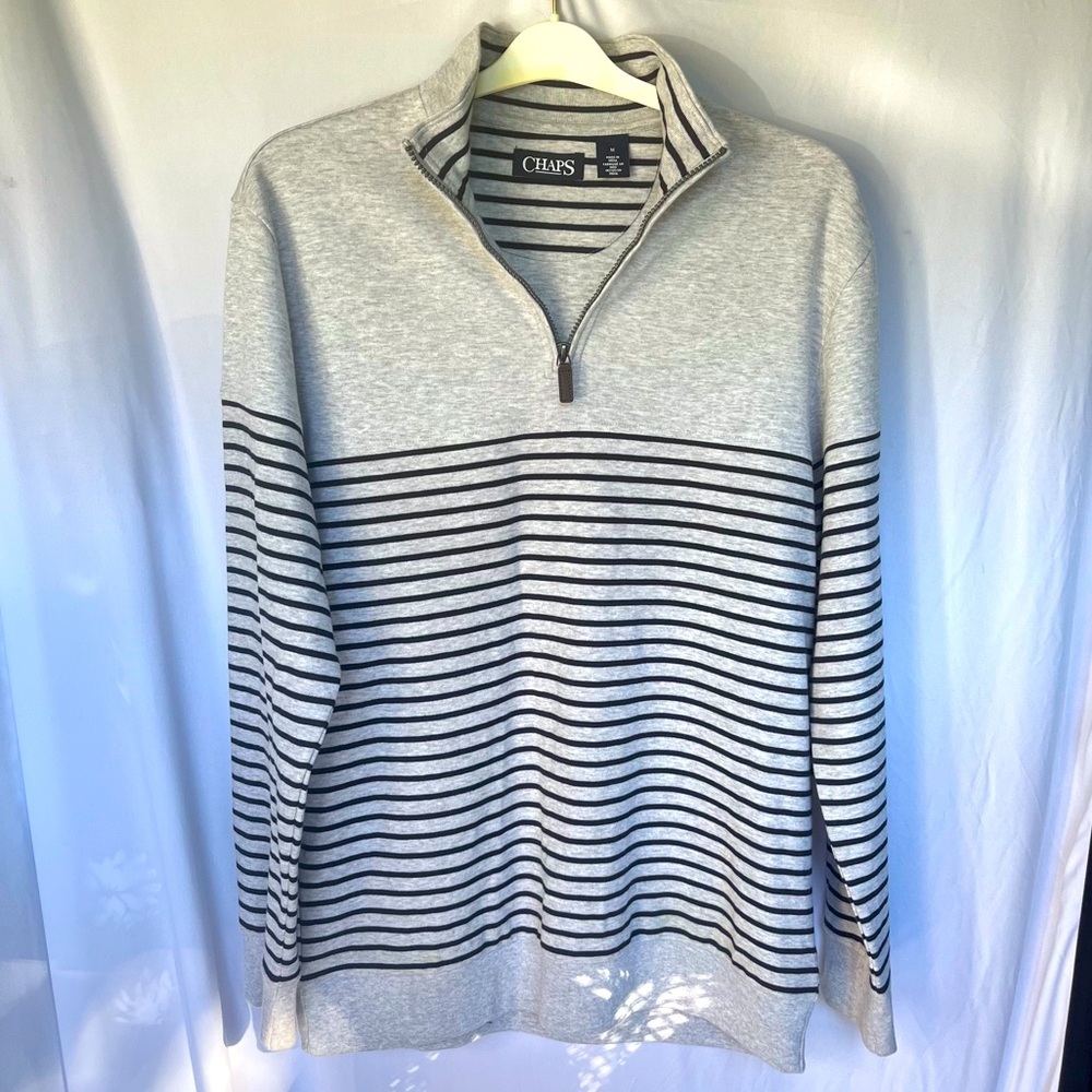 CHAPS Men 1/4 Zip Pullover Sweater